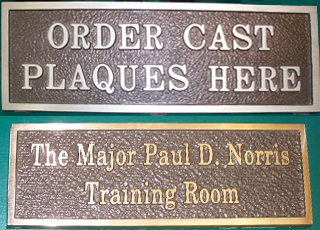 Order Cast Plaques Here