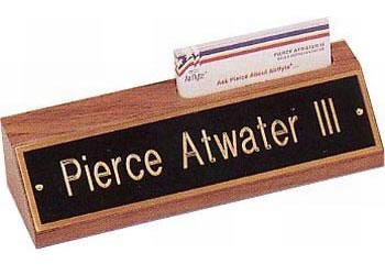 desk nameplate
