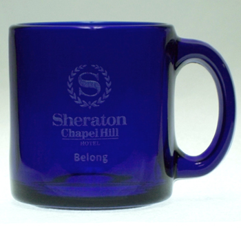 Engraved Glass Mug
